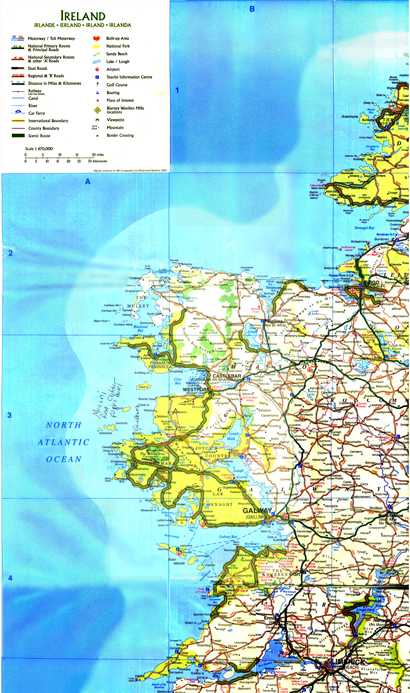 Map Of Western Ireland